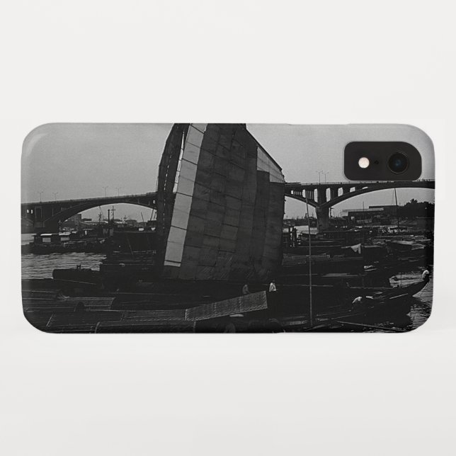 Capa Para iPhone, Case-Mate China Antiga Changsha xiang jiang barco (Verso (Horizontal))