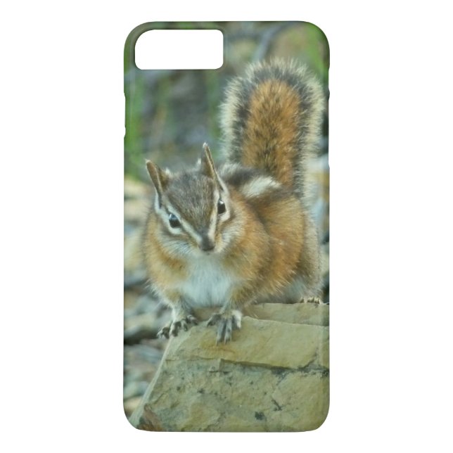 Capa Para iPhone, Case-Mate Chipmunk no Parque Nacional Glacier (Verso)