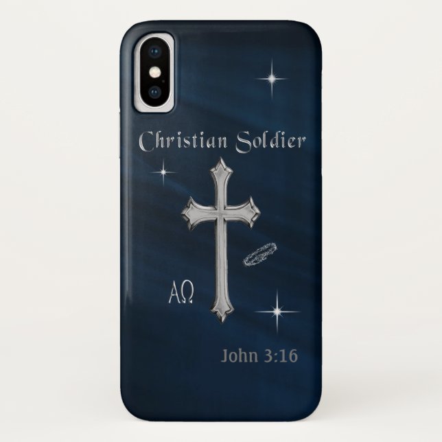Capa Para iPhone, Case-Mate Christian Soldier (Verso)