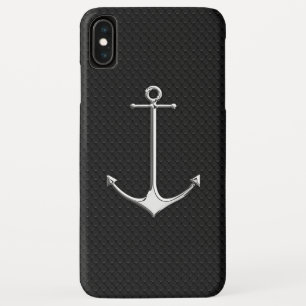 Capa Para iPhone XS Max Chrome Anchor no estilo de vida náutico da pele Co