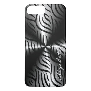 Capa iPhone 8 Plus/7 Plus Chrome Stainless Steel Metal