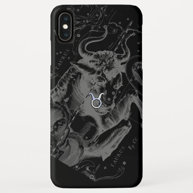Capa Para iPhone, Case-Mate Chrome Taurus Zodiac Sinal em Estilo Hevelius (Verso)
