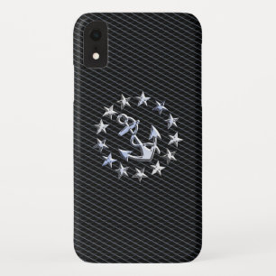 Capa Para iPhone Da Case-Mate Chrome Yacht Naval Flag no Decor de Grille Automot