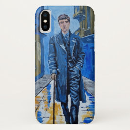 Capa Para iPhone Da Case-Mate Cidade antiga, homem, rua, cana