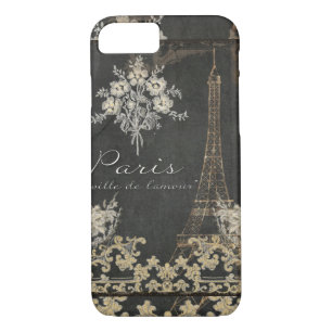 Capa Para iPhone Da Case-Mate Cidade de Paris apaixonada Torre Eiffel Floral