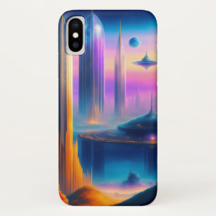 Capa Para iPhone Da Case-Mate Cidade Futurística em Outro Planeta