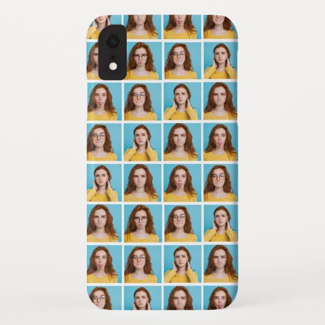 Capa Para iPhone, Case-Mate Cinco imagens ou Selfie Colagem (Verso)