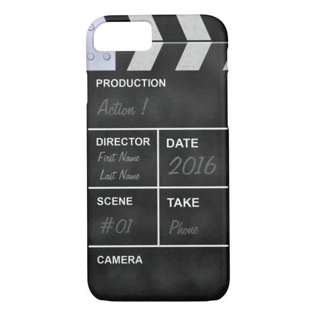 Capa Para iPhone, Case-Mate cinema do clapperboard (Verso)