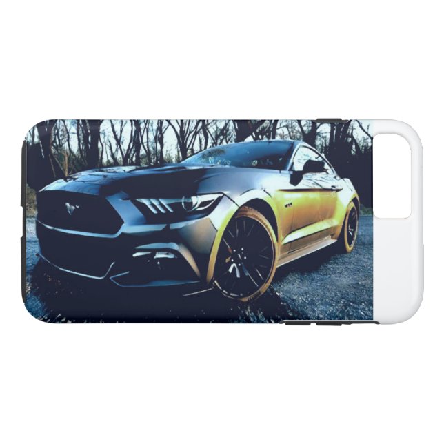 Capa Para iPhone, Case-Mate Cinza 2017 Mustang GT (Verso (Horizontal))