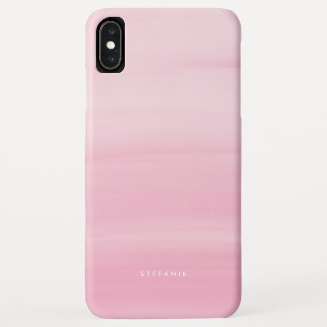 Capa Para iPhone, Case-Mate Cinza de Água Cor Rosa Chic Lavar Moderno (Verso)