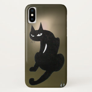 Capa Para iPhone Da Case-Mate Cinza NINJA BLACK CAT