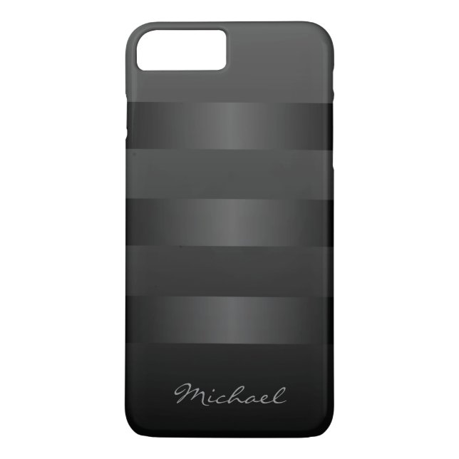 Capa Para iPhone, Case-Mate Cinzas Negras Stripes (Verso)