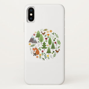 Capa Para iPhone Da Case-Mate Círculo de Ilustrações do Estilo Escandinavo