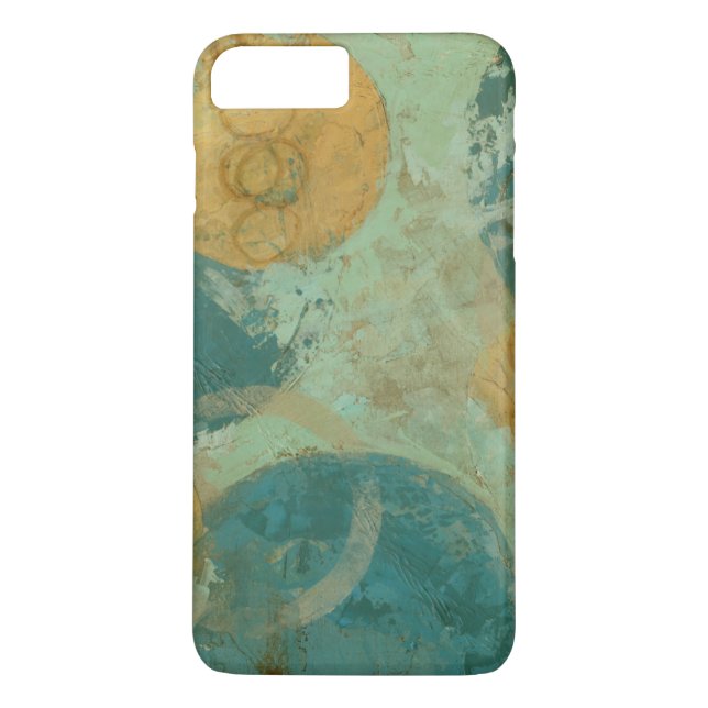 Capa Para iPhone, Case-Mate Círculos Azul e Amarelo (Verso)