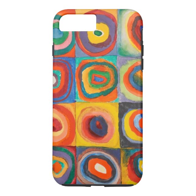 Capa Para iPhone, Case-Mate Círculos Concentrados Quadrados de Kandinsky (Verso)