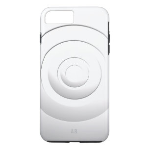 Capa Para iPhone Da Case-Mate Círculos Geométricos Branco Moderno com quaisque