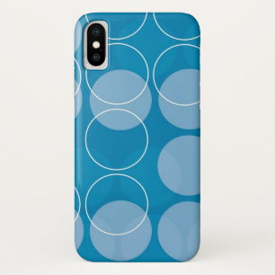 Capa Para iPhone X Círculos retros