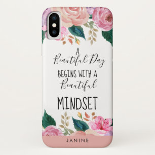 Capa Para iPhone Da Case-Mate Citação de Mindset Inspiron Linda Personalizada
