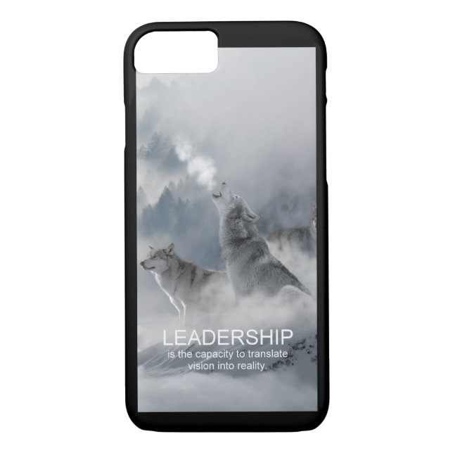 Capa Para iPhone, Case-Mate citação inspiradora motivacional da liderança (Verso)