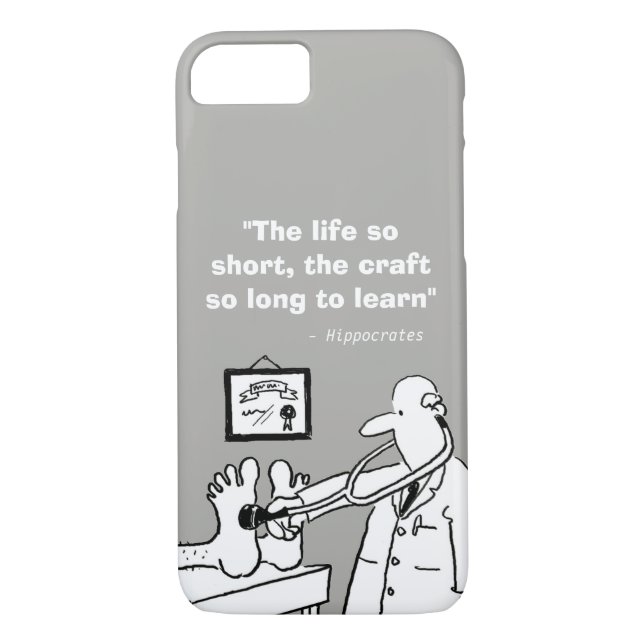 Capa Para iPhone, Case-Mate Citação médica inspiradora e imagem engraçada (Verso)