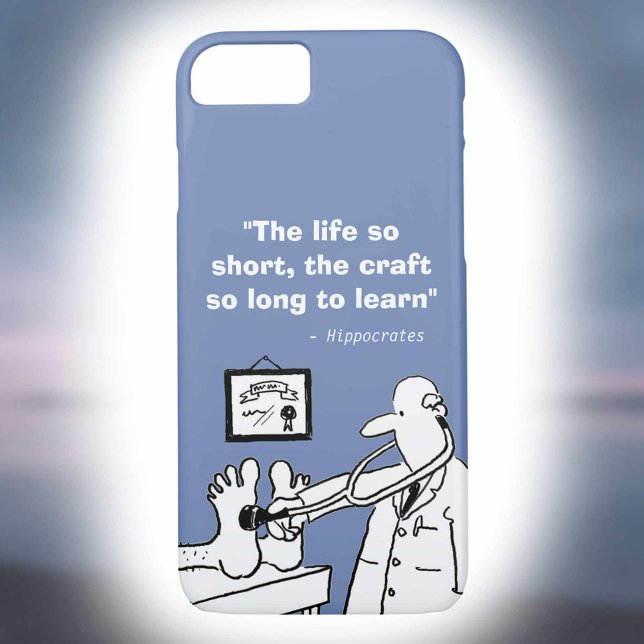 Capa Para iPhone, Case-Mate Citação médica inspiradora e imagem engraçada (Criador carregado)