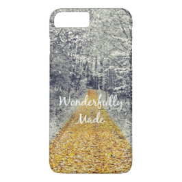 Capa iPhone 8 Plus/7 Plus Citação Verdadeiramente Feita em Bíblia