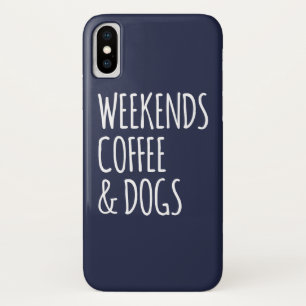 Capa Para iPhone Da Case-Mate Citações do feriado do café e do cão do fim de