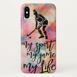 Capa Para iPhone Da Case-Mate Citações do hóquei em campo meu esporte meu jog