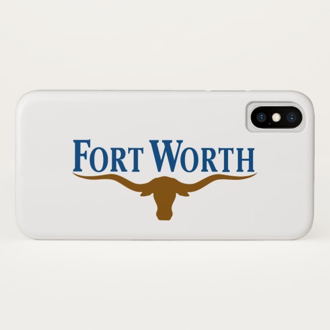 Capa Para iPhone, Case-Mate City Flag of Fort Worth (Texas) (Verso (Horizontal))