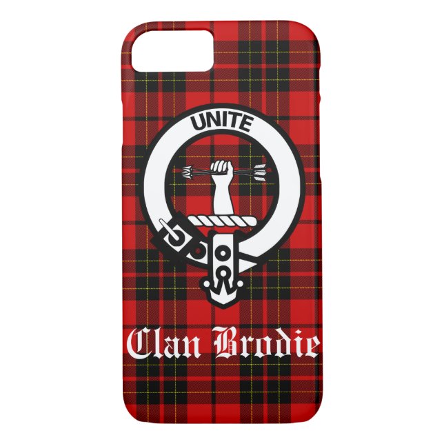 Capa Para iPhone, Case-Mate Clan Brodie Crest Crachá e Tartan (Verso)