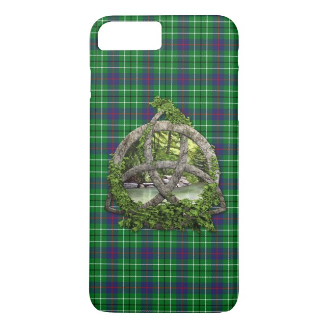 Capa Para iPhone, Case-Mate Clan Duncan Tartan Celtic Trinity (Verso)