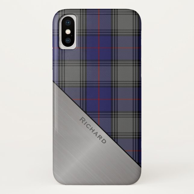 Capa Para iPhone, Case-Mate Clan Kinnaird Tartan Xadrez iPhone X case (Verso)