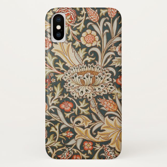 Capa Para iPhone, Case-Mate Clássico Jardim Flor Botânico William Morris Trent (Verso)