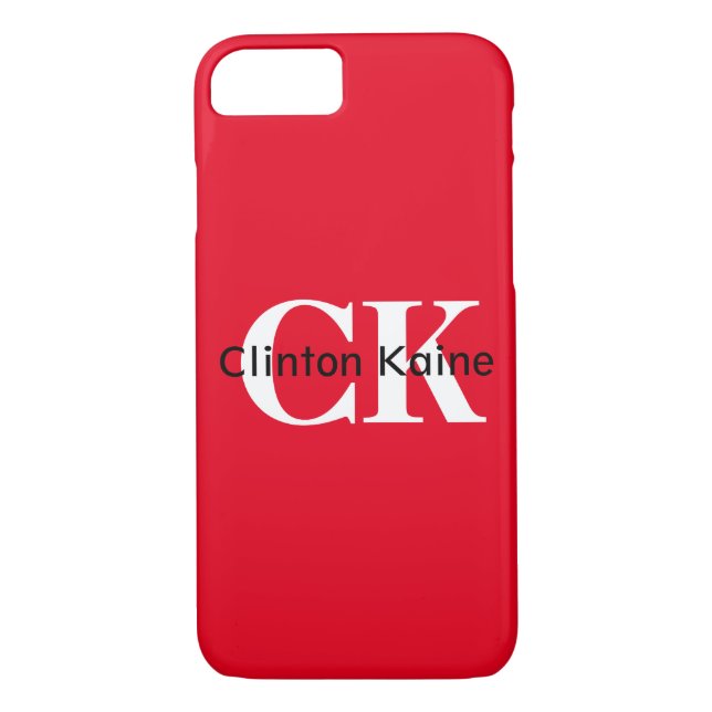 Capa Para iPhone, Case-Mate Clinton Kaine - CK 2016 (Verso)