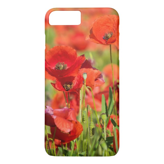 Capa Para iPhone, Case-Mate Close-up de um campo de Papoulas, França (Verso)