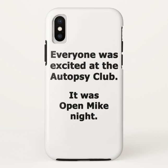 Capa Para iPhone, Case-Mate Clube de autópsia (Verso)
