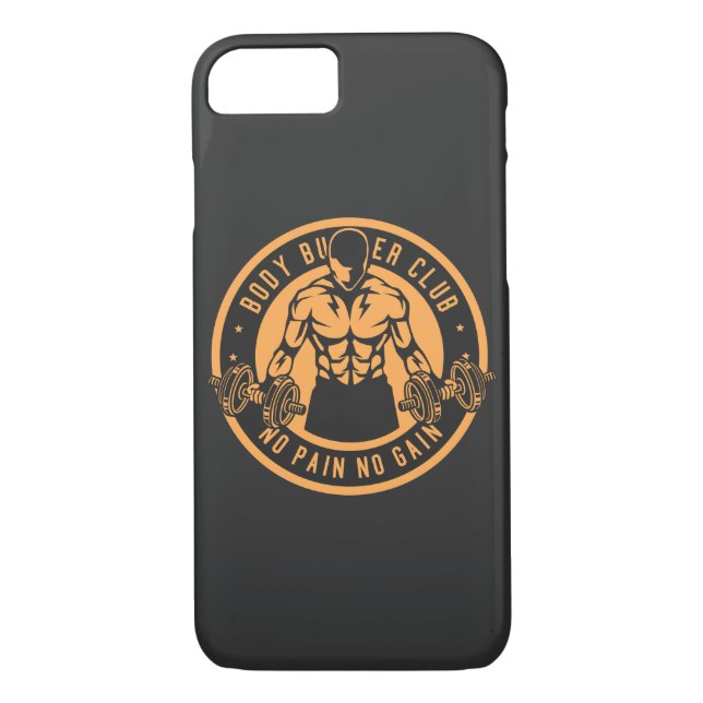 Capa Para iPhone, Case-Mate Clube do Bodybuilder (Verso)