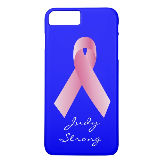 Capa Para iPhone, Case-Mate Coaches para uma Faixa Causa_Rosa Grande_Personali (Verso)