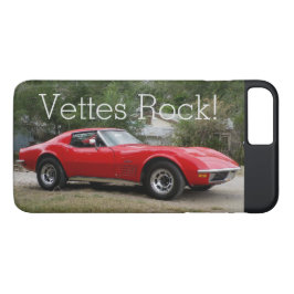Capa iPhone 8 Plus/7 Plus cobrir Corvette Stingray Phone 1972