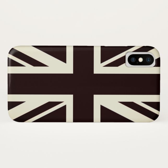 Capa Para iPhone, Case-Mate Cobrir de bandeira da Grã-Bretanha (Verso (Horizontal))