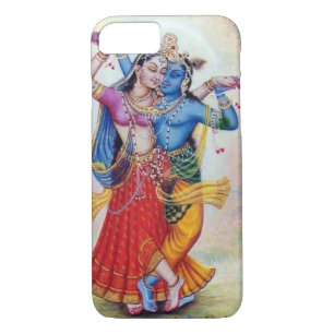 Capa iPhone 8/ 7 Cobrir de iPhone Radha-Krishna
