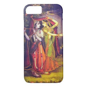 Capa iPhone 8/ 7 Cobrir de iPhone Radha-Krishna
