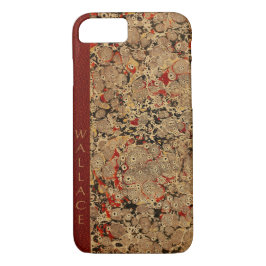 Capa Para iPhone Da Case-Mate Cobrir de Livro Marmoreado com Padrão Vintage