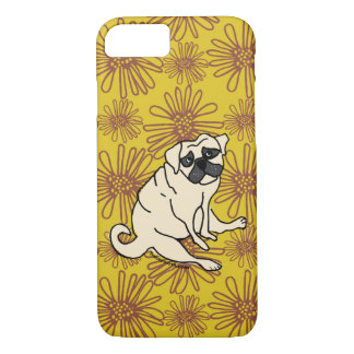 Capa Para iPhone Da Case-Mate Cobrir do telefone do Pug da margarida