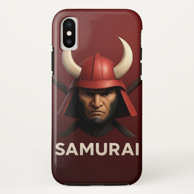 Capa Para iPhone, Case-Mate Cobrir Móvel do Guerreiro Samurai (Verso)