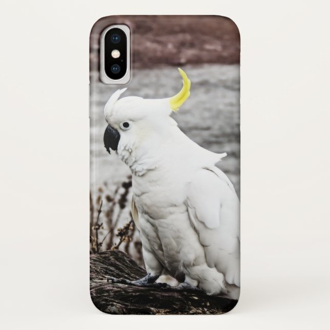 Capa Para iPhone, Case-Mate Cockatoo Enxofre-Com crista (Verso)