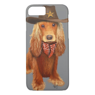 Capa iPhone 8/ 7 Cocker Spaniel Cowboy