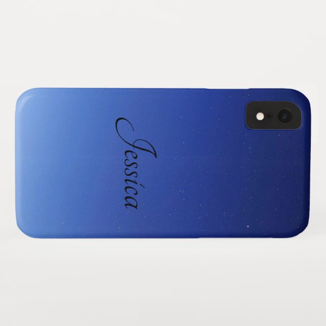 Capa Para iPhone, Case-Mate Código QR preto elegante e elegante (Verso (Horizontal))