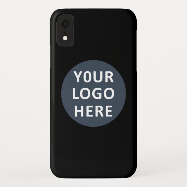 Capa Para iPhone, Case-Mate Código QR preto elegante e elegante (Verso)