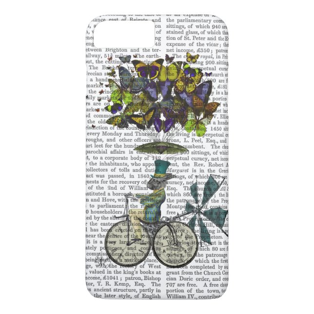 Capa Para iPhone, Case-Mate Coelho das Moscas do Tempo (Verso)